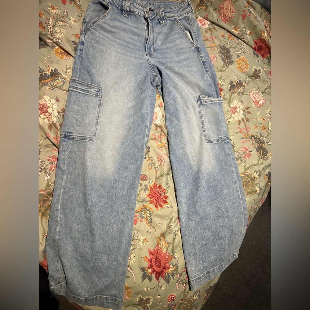 American eagle wide leg jeans